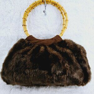 Very Cute Faux Fur Shoulder Bag---McCall Pattern Company Store Sample